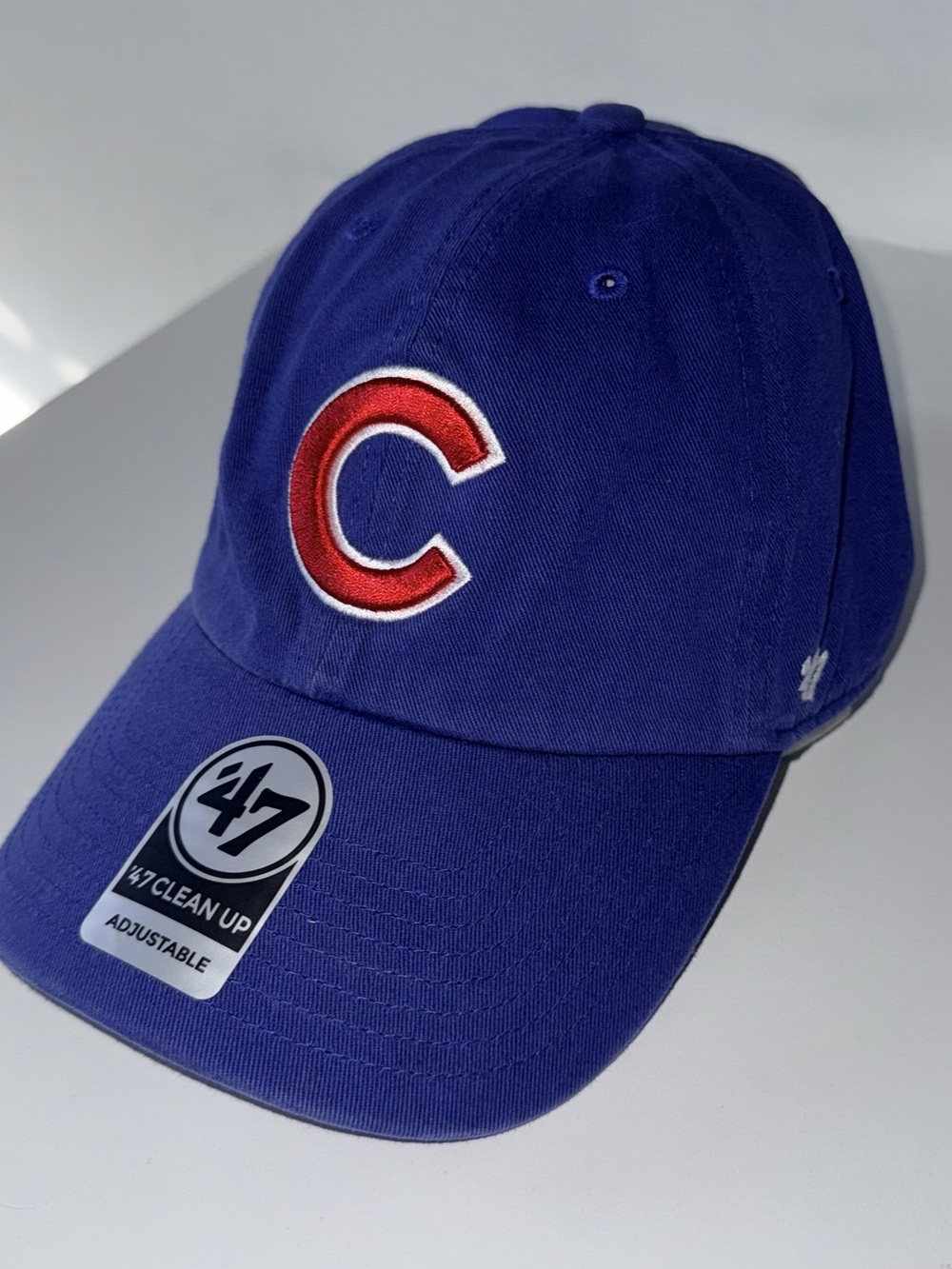 NWT Chicago Cubs 47 Clean Up Adjustable Hat MLB Royal Blue 100% Cotton